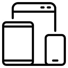 Responsive web design vector image